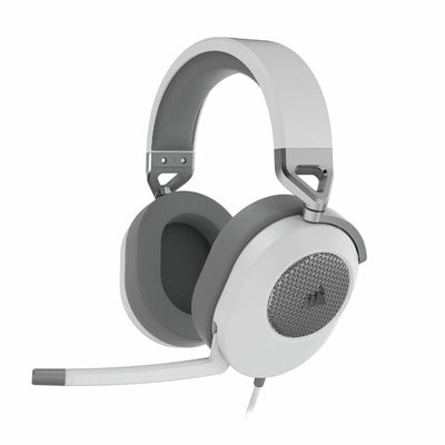 Headphones with Microphone Corsair HS65 SURROUND White-0