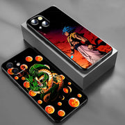 Japanese Art D-Dragon Ball Z For Apple iPhone 15 14 13 12 Pro Max Mini 11 Pro XS Max X XR 6 7 8 Plus SE 2020 Black Phone Case